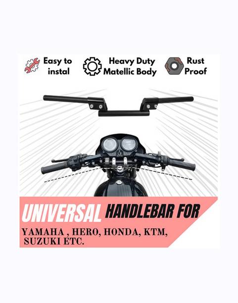 PRTEK Universal Bike Handlebar Pipe Stylish Black Handle Bar Bikes X71 Handlebar Riser Kit