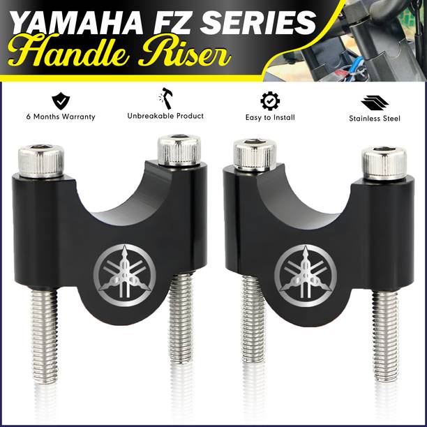OBEROI'S TRADERS FZ Bike Handle Riser | Handlebar Height Raiser Clamps To Reduce Rider Fatigue | Handlebar Riser Kit