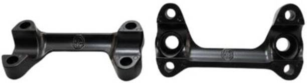 MOTO PLANET MPD-Anti-Vibration Handlebar Holder Set for Duke Bike Metal Steering Mount Black Handlebar Riser Kit