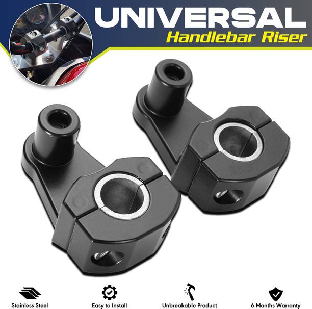BRXR Universal Handlebar Hight Riser/Raiser Handle Clamps Riser For All Bikes Handlebar Riser Kit