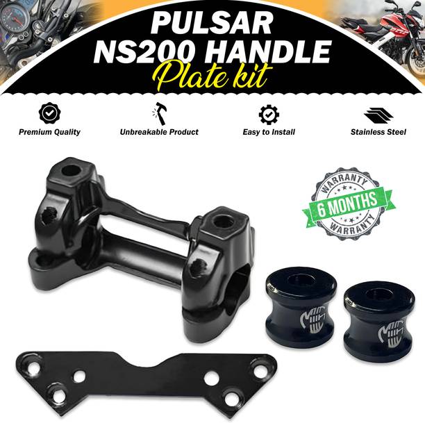 OBEROI'S TRADERS Premium Pulsar NS 200 Bike Handle Riser / Handlebar Height Raiser Clamps Handlebar Riser Kit