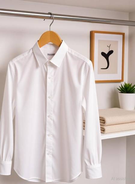 GRACIOUS MART Wooden Hanger for Clothes Hanging Wardrobe and Cupboard Non-Slip Bar Wooden Shirt Pack of 6 Hangers For  Shirt