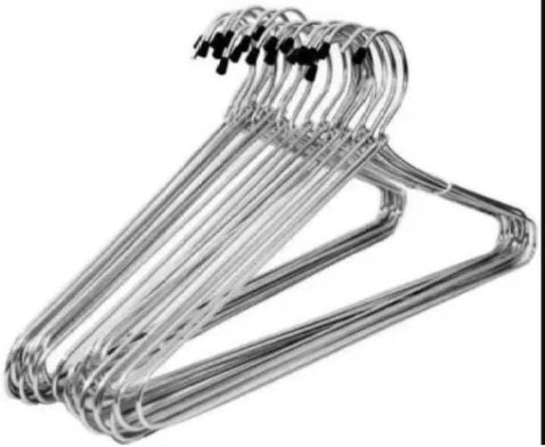 TRENDY ONE Steel Hanger For Clothes Steel Dress Pack of 6 Hangers For Dress