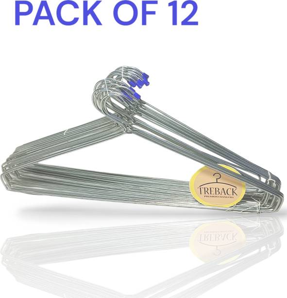 treback steel hangers for clothes Steel Shirt Pack of 12 Hangers For  Shirt
