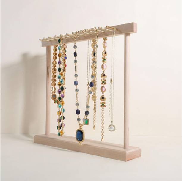 Paarkgenesis wooden jewelry stand rack Jewellery Organizer, Accessories Organizer