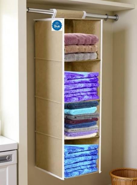 Skylii 4 Section Closet Organizer - Hanging Shelves Closet Organizer Closet Organizer