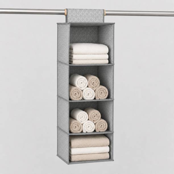 KriShyam ®4 Shelf Hanging Closet Organizer Closet Organizer