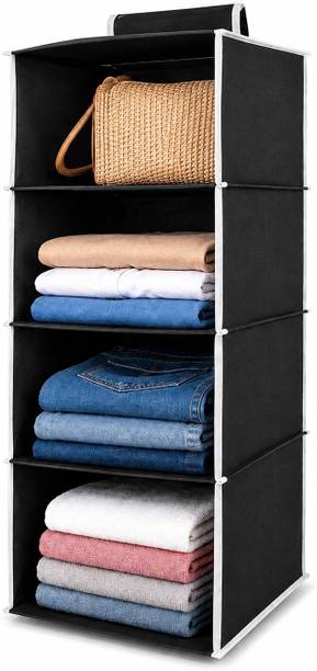 JANKIFY 4-Shelf Hanging Closet Organiser Regular Organizer