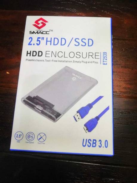 offical 2.5 HDD/SSD HDD ENCLOSURE USB 3.0 Transparent Hard Disk Box 2.5 inch External Hard Drive Enclosure Casing USB 3.0