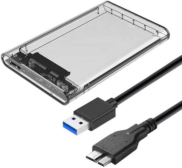SAENTE USB C 3.1 External Drive Case – 2.5” SATA Tool-Free Enclosure 2.5 inch HDD Enclosure