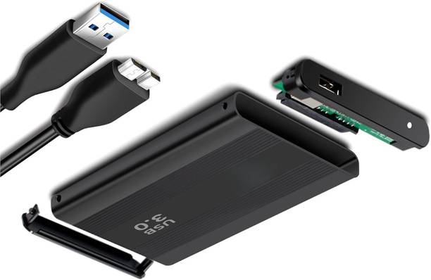 SAENTE Portable SATA to USB Hard Drive Casing – 2.5 Inch External 2.5 inch SATA HDD Enclosure or SATA TO USB
