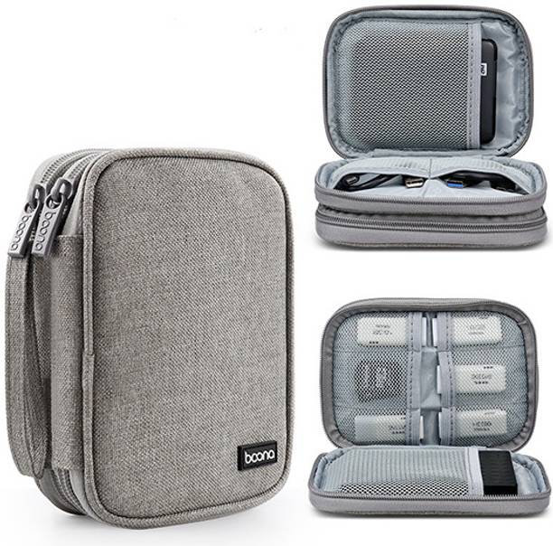 HANNEA Mobile hard drive bag, 2.5-inch mobile hard drive protective case, portable 2.5 inch Hard Disk Case