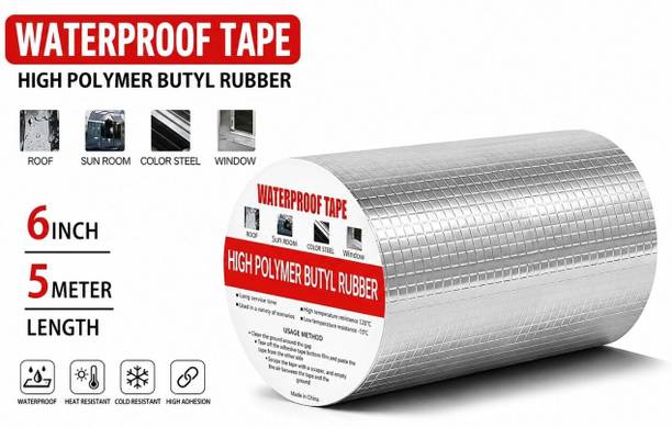 LaPhottacha Waterproof Butyl Seal Tape 6 Inch x 5 Meter 500 cm Butyl Tape