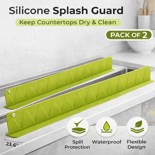nmms Countertop Protection Splash Guard for Kitchen Sink 40 cm Single Sided Tape