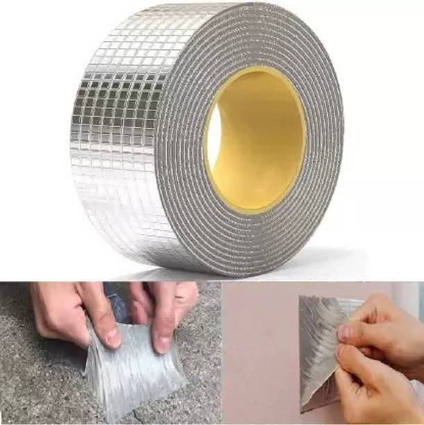 Bekner Aluminum Butyl Tape Permanent Waterproof Leak Repair Pipe RV Roof Window Sealing 5 m Single Sided Tape