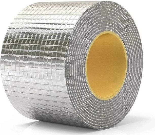 Mira Farmcraft Aluminium Foil Butyl Rubber Tape Pipe Roof Water Leakage Surface Crack (5cmx5m) 5 m Butyl Tape