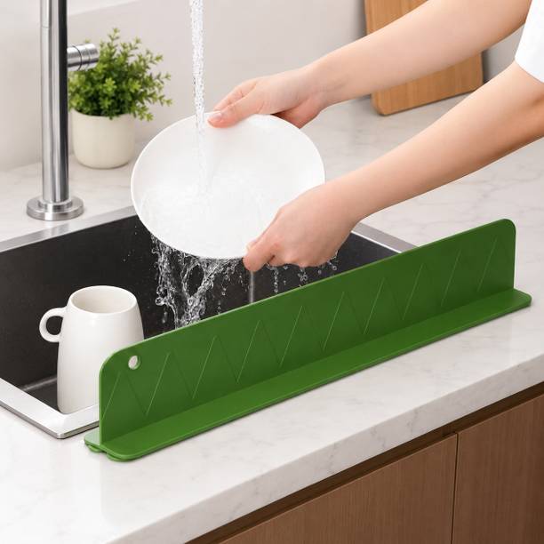 VVQ Silicone Sink Splash Guard Water Blocker Strip for Kitchen Wash Basin 48 cm Anti Slip Tape