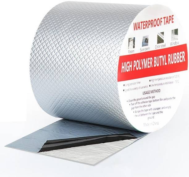 OSSOBERRY Strong Adhesive Tape for Roof Leak, surface Crack, Window Sill Gap 500 cm Duct Tape