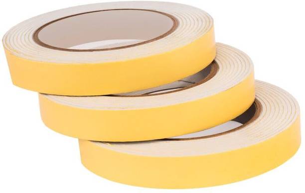 Neel Pack of 3 Double-Sided Foam Tape Rolls Strong Adhesive Mounting Tape for Home