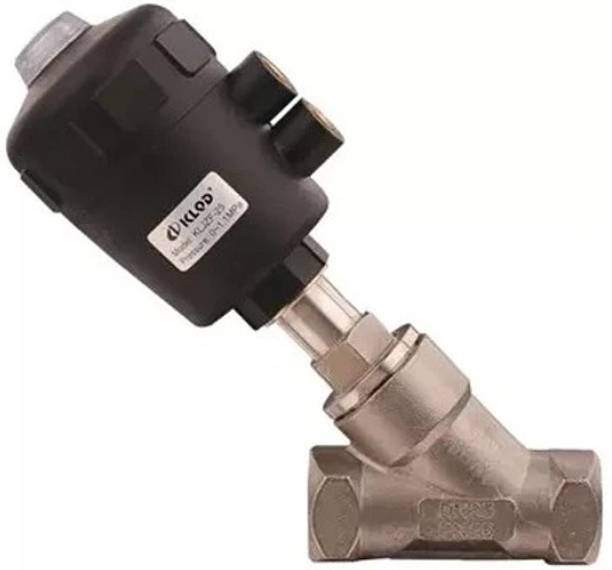 TECHNO 1 x Y Type Angle Solenoid Valve (1/2 Inch, 220V AC, Single Acting) Automatic Control Valves