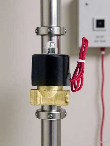 TECHNO 1/4 Inch Electric Solenoid Valve AC 220V for Air and Water Flow Control Automatic Control Valves