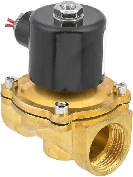AMPEREUS AC 220V Electric Solenoid Valve 1" Normally Closed Direct Action for Water/Air Automatic Control Valves