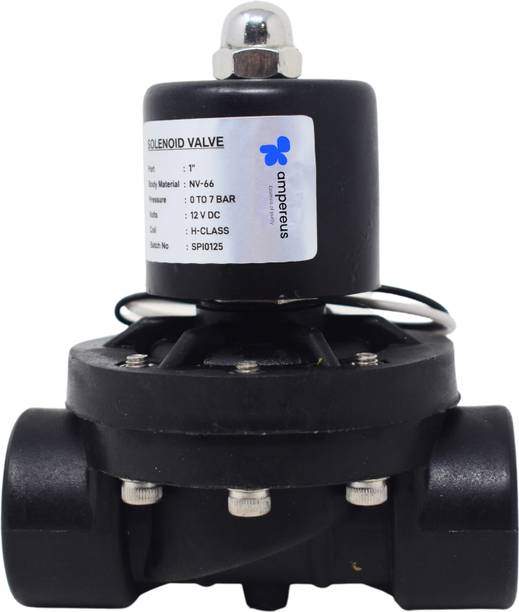 AMPEREUS RO Water Purifier Solenoid Valve (SV) One 1" inch 12V DC for Water/Air Automatic Control Valves