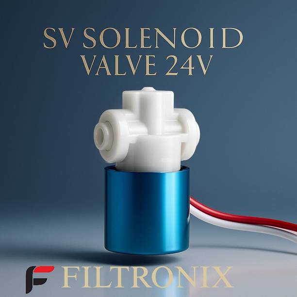 FILTRONIX SV Solenoid Valve 24V DC for RO Water Purifier – Water Filter & Purifier Valve Automatic Control Valves