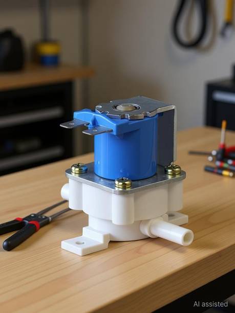 Aameria Mineral RO Solenoid Valve (Blue, white) SV 24 Volt DC for Purifier Service Automatic Control Valve Automatic Control Valves
