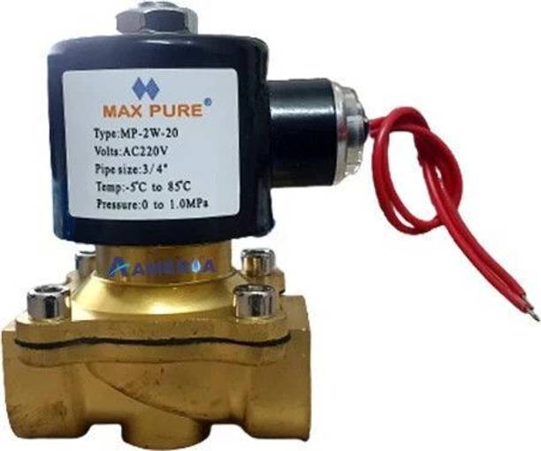 Aameria AC220V 3/4"(inch) Water/Air Closed Brass Electric Solenoid Valve Water Air Fuels Automatic Control Valves