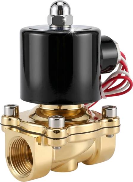 AMPEREUS AC 220V Electric Solenoid Valve 1" Normally Closed Direct Action for Water/Air Automatic Control Valves