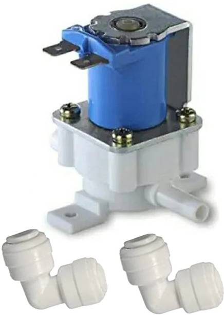 Aameria RO Solenoid Valve 24 VDC for Kent/Aquagard Water Purifier with 1/4 Push Fitting Automatic Control Valves