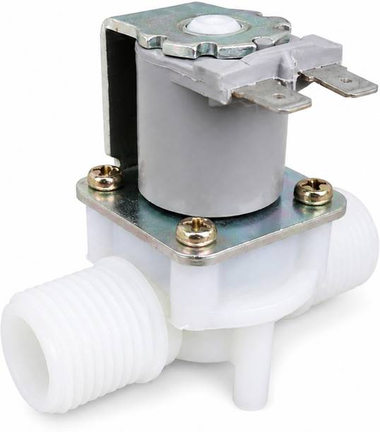 Parijata 1/2 Inch Inlet/Outlet Diaphragm Solenoid Valve for Water Purifiers, Agricultulture, Irrigation, Hydroponics, Aquaponics, Aquarium (24V DC) Automatic Control Valves