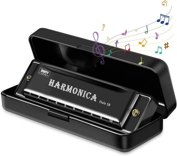 DARDRIS Harmonica Mouth Organ Musical Instrument, Titanium Copper Core Mouth Organ