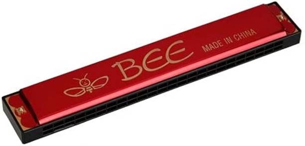 Justakeit BEE Harmonica Mouth Organ with 24 holes (Random color)