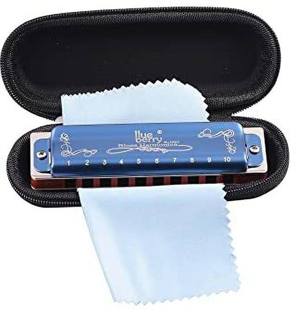 BLUEBERRY R-1001 Harmonica, 10 Holes Diatonic Blues Harmonica Key of C