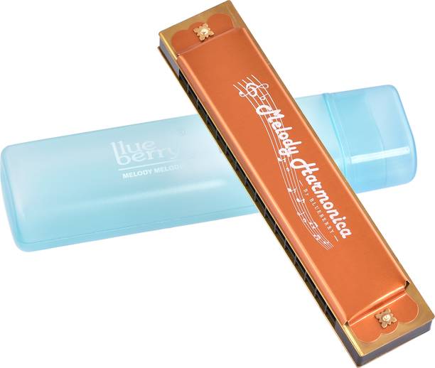 BLUEBERRY R-1601 Harmonica for Beginners, Harmonica for kids,16 Holes 32 Tunes Mouth Organ