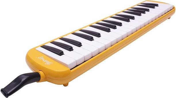 Juarez JMLD37YL 37-Key Soprano Melodica Air Piano w/ Bag, Tube & Mouthpiece