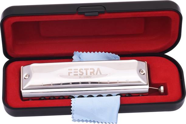 FESTRA R-1009, 10 Holes 40 Tones Chromatic Mouth Organ Harmonica Key of C