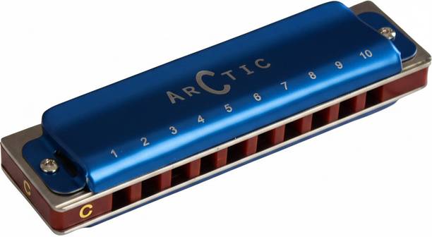 Arctic AR-HA-100, C Scale 10-Hole Diatonic Harmonica Mouth Organ with Carry Case