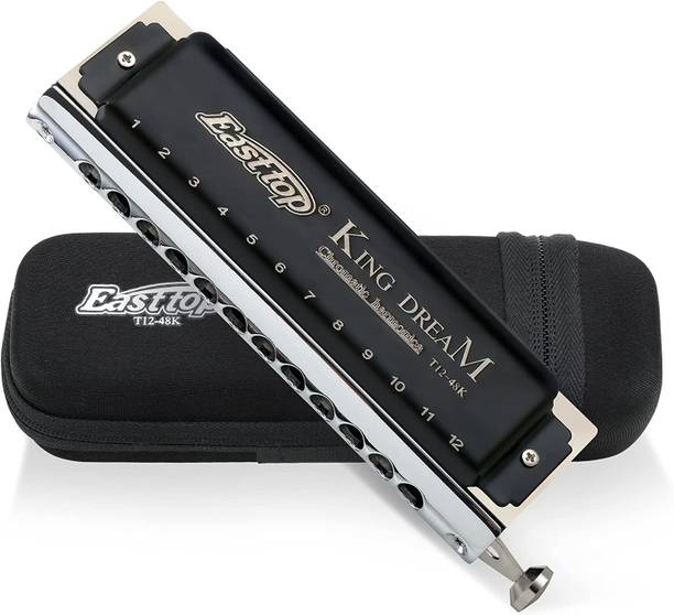Eeast top King Dream Chromatic Harmonica Key of C,12 Hole 48 Tone Professional Mouth Organ