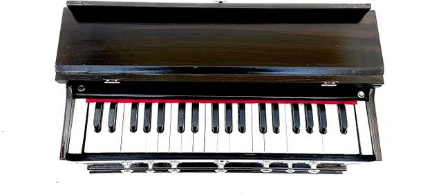 KHALAS SINGH Double Bellow , Wooden Keyboard Cover, 39 Keys HARMON44 3.25 Octave Hand Pumped Harmonium