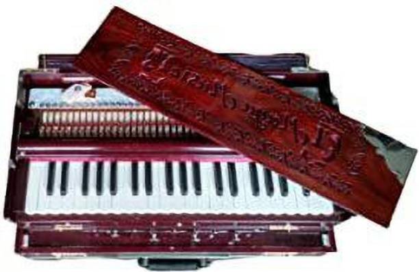 MAYAMUSICALS Professional Quality with 2 set of Reeds 3.5 Octave Hand Pumped Harmonium