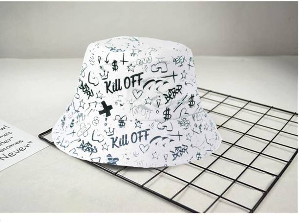 Jamont Unisex Bucket Hat Beach Sun Hat Fishing Hat Reversible Double-Side-Wear
