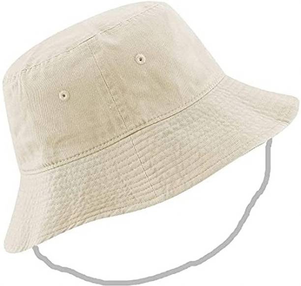 Adorazone Unisex Cotton Bucket Hat (Hat circumference 22.8" / 58cm)