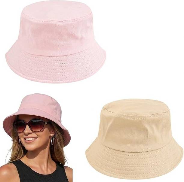 SPORTSLY Fashion Bucket Hat for Women Lightweight Summer Beach Sun Hat Stylish Cotton Cap