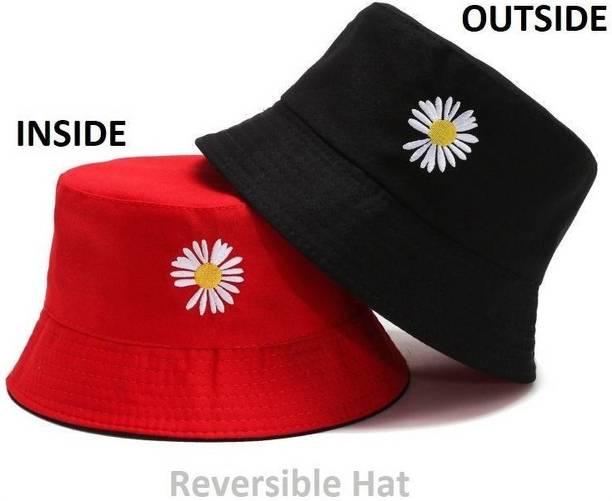 Mopslik Reversible Bucket Hat Fisherman Hat Summer Hat for Men and Women