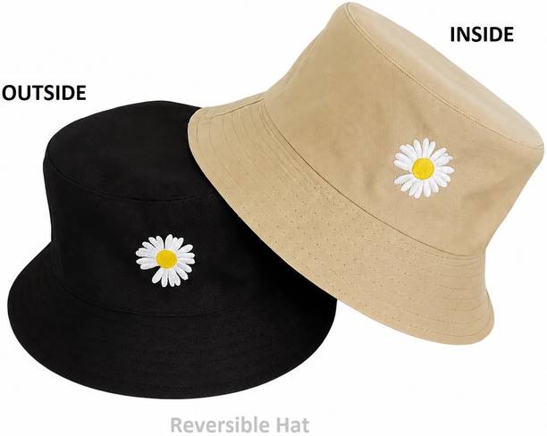 Mopslik Reversible Bucket Hat Fisherman Hat Summer Hat for Men and Women