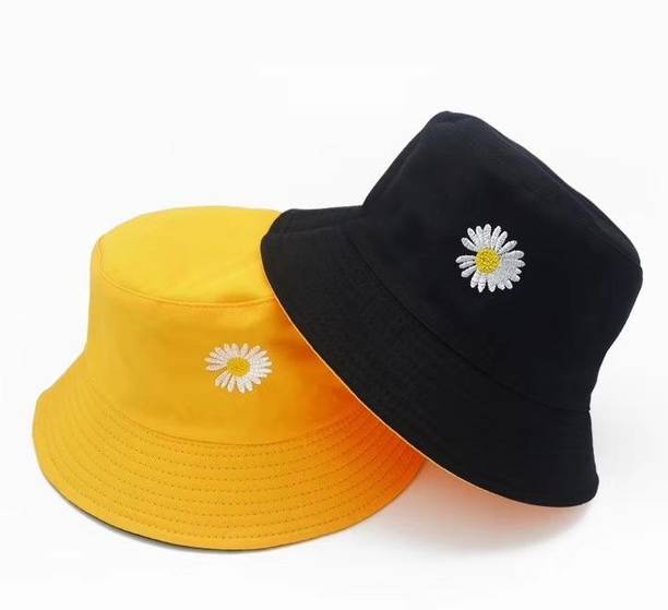 Mopslik Reversible Bucket Hat Fisherman Hat Summer Hat for Men and Women