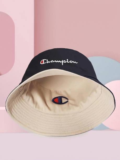 REFFER Latest unisex Embroidered foldable cotton Reversible Bucket Hat